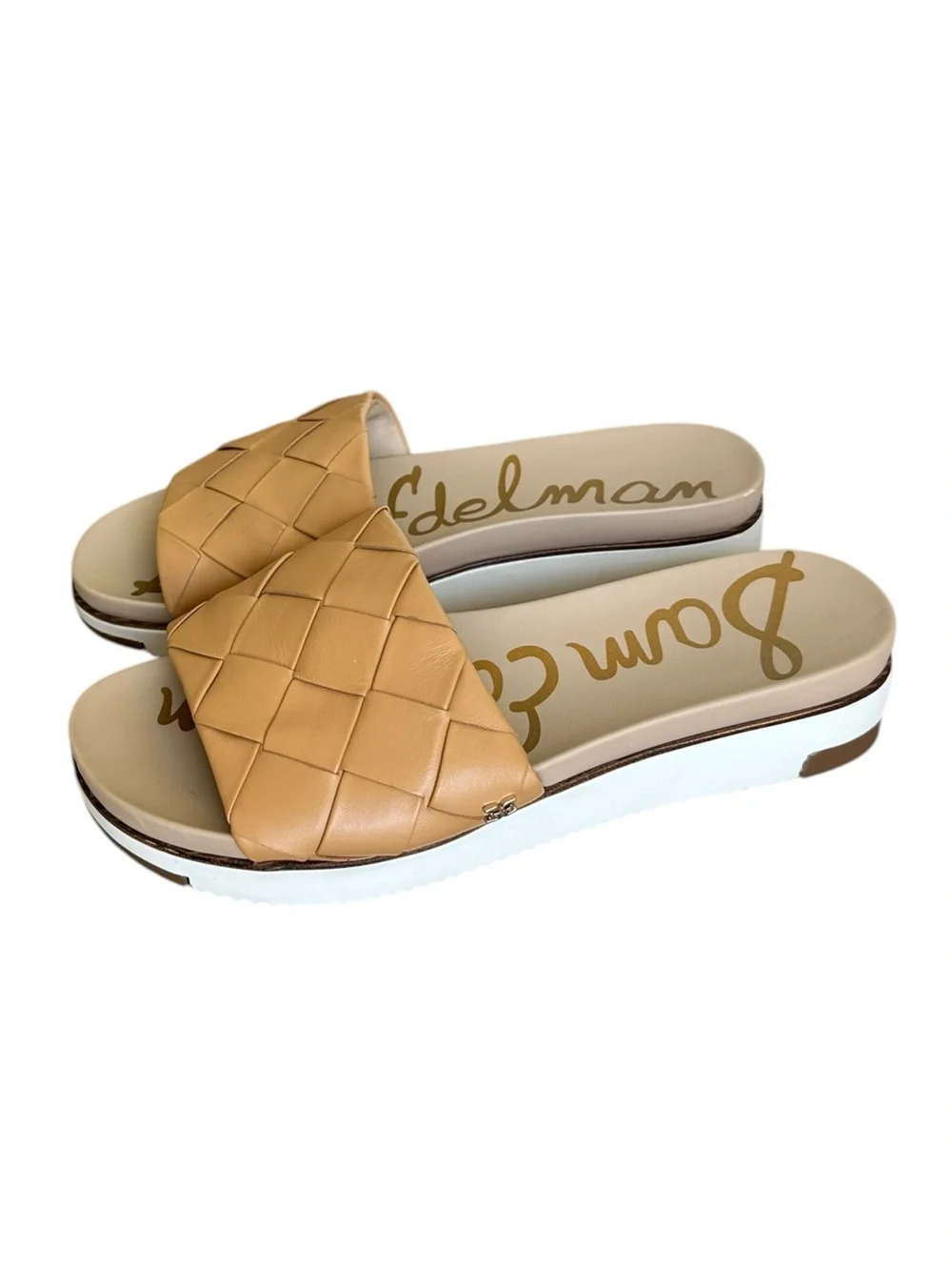 Sam Edelman Tan Adaley Slide Sandals